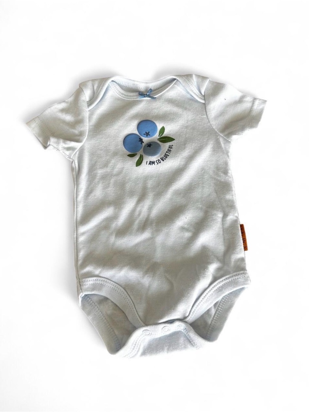 Baby Blue Berry Graphic One-Piece Bodysuit